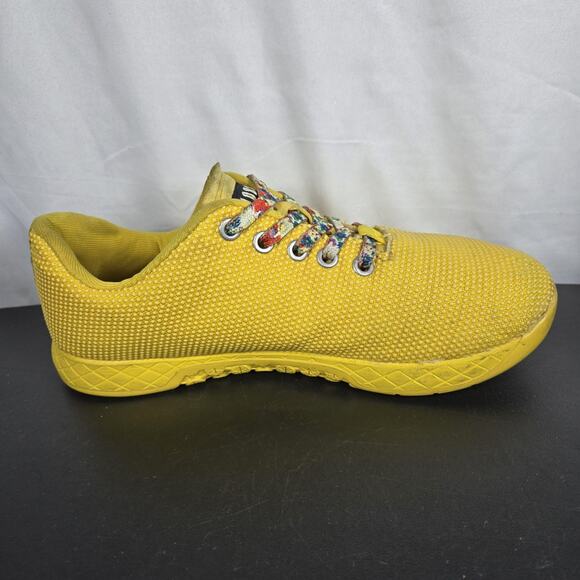 NOBULL Trainer Shoes Mens 6.5 Womens 8 Yellow SuperFabric CrossFit Gym Low Top main image 7